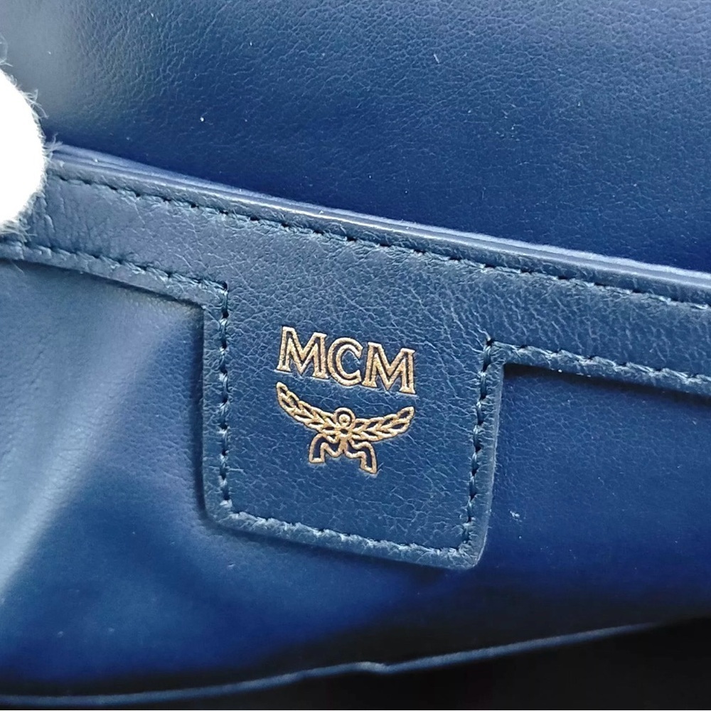 MCM Backpack White PVC - Picture 6 of 8